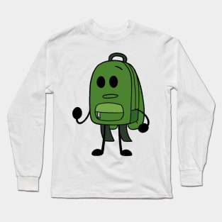 hfjONE, ONEhfj Object Show - Backpack/Liam Plecak Sticker Long Sleeve T-Shirt